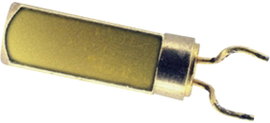 Órakvarc, MicroCrystal MS1V-T1K 32.768kHz 10pF +/-20ppm TA QC Kivitel 2-PAD SMD, 8,1 x 2 x 2 mm