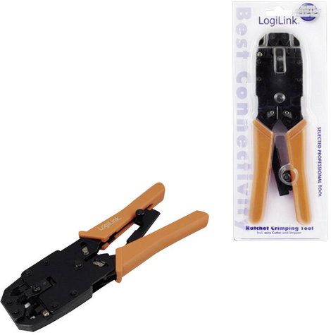 Moduláris krimpelőfogó 8P8C-RJ45, 6P6C-RJ12, 4P4C, 4P2C, DEC csatlakozókhoz LogiLink WZ0003 2. kép