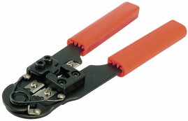 Moduláris krimpelőfogó 8P8C RJ45 csatlakozókhoz LogiLink WZ0004