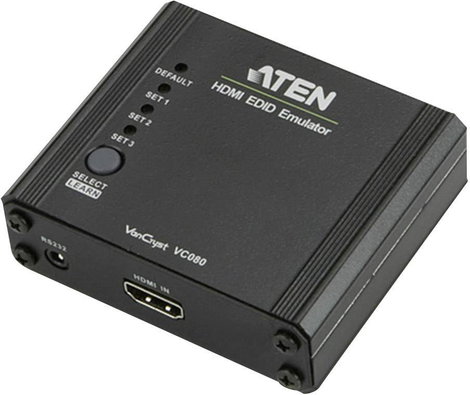HDMI közösítő adapter, 1x HDMI aljzat - 1x HDMI aljzat, fekete, ATEN