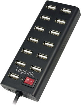 13 portos USB 2.0 Hub, elosztó LogiLink UA0126