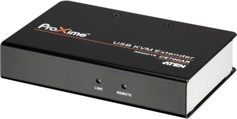 VGA, USB 2.0 KVM extender jelerősítő, jeltovábbító RJ45 csatlakozással 150 m-ig Aten CE700A-AT-G 3. kép