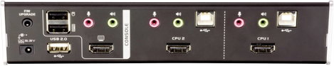 2 portos USB-s KVM switch, (billentyűzet, video, egér) elosztó, HDMI elosztó és USB 2.0 Hub Aten CS1 3. kép