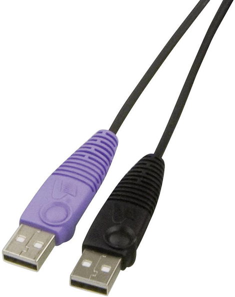 2 portos USB-s KVM switch, (billentyűzet, video, egér) elosztó, DVI kimenettel Aten CS682-AT 3. kép