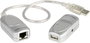 USB 1.1 Extender, jeltovábbító RJ45 csatlakozással max.60m-ig Aten UCE60-AT bélyegkép