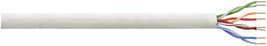 CAT5e U/UTP hálózati kábel, szereletlen, dugó nélküli 4 x 2 x 0.205 mm² 305m, szürke LogiLink CPV002