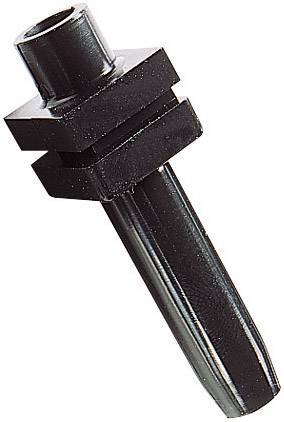 Törésgátló Ø 6 mm, PVC, fekete, HellermannTyton H321-PVC-BK-T1