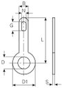 Forrfül, egyenes M3-as 100db-os készlet Vogt Verbindungstechnik 2003.60 2. bélyegkép
