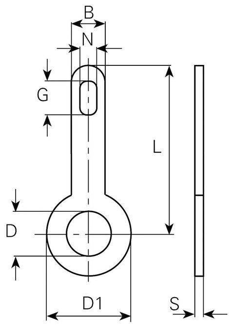 Forrfül, egyenes M3-as 100db-os készlet Vogt Verbindungstechnik 2003.60 2. kép