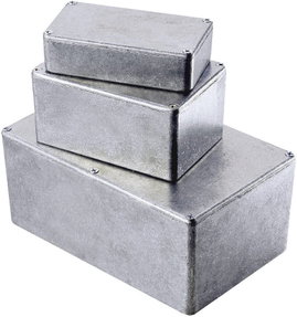 Hammond Electronics alu présnyomott műszerház, IP54, 120x120x34 mm, 1590Q