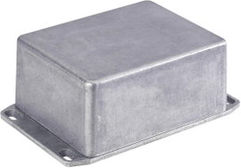 Hammond Electronics alu présnyomott műszerház, IP54, 120,5x79,5x59 mm, 1590TFL