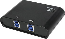 2 portos USB 3.0 átkapcsoló LogiLink UA0216