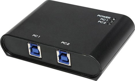 2 portos USB 3.0 átkapcsoló LogiLink UA0216