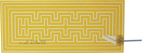 Öntapadó fűtőszálas fűtőfólia 320x137mm, 12V, 35W