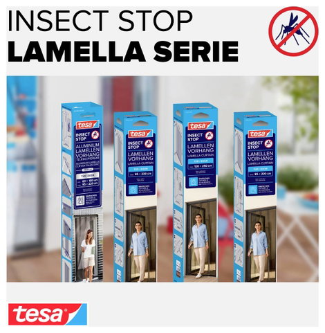 Szúnyogháló ajtóra, 2,2 m x 0,95 m, tesa® 55198-1-0 8. kép