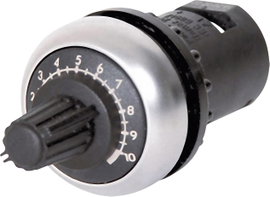 Forgó potméter 0,5 W 4,7 kΩ Eaton M22-R4K7