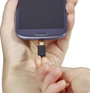 USB - Mikro USB átalakító kábel, megfordítható micro USB csatlakozóval 1m, fekete, Renkforce 3. bélyegkép