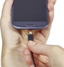 USB - Mikro USB átalakító kábel, megfordítható micro USB csatlakozóval 1m, fekete, Renkforce 4. bélyegkép
