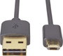 USB - Mikro USB átalakító kábel, megfordítható micro USB csatlakozóval 1m, fekete, Renkforce 5. bélyegkép