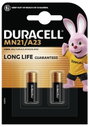 23A alkáli elem, távirányító elem, 12V 33 mAh, 2 db, Duracell A23, E23A, V23A, V23PX, V23GA, L1028, bélyegkép