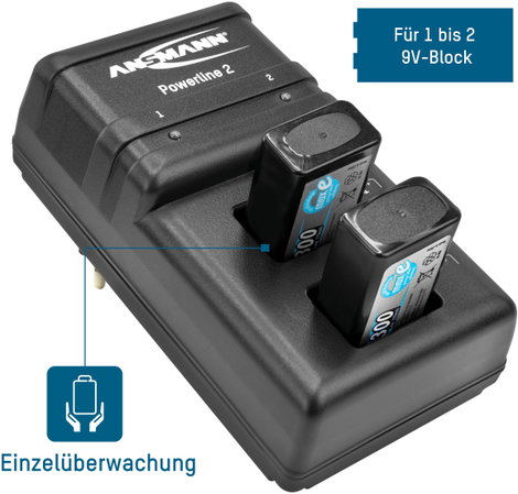 Ansmann Töltőkészülék 9V-os akkuhoz, Powerline 2 5107043-510 Powerline 2 11. kép