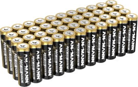 Ceruzaelem AA, alkáli mangán, 1,5V, 44 db, Ansmann LR06, AA, LR6, AAB4E, AM3, 815, E91, LR6N