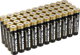 Mikroelem AAA, alkáli mangán, 1,5V, 44 db, Ansmann LR03, AAA, LR3, AM4M8A, AM4, S