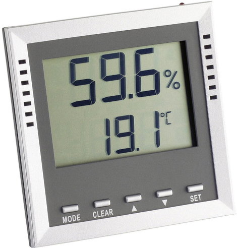 Digitális hőmérséklet- és légnedvesség mérő, TFA Klima Guard