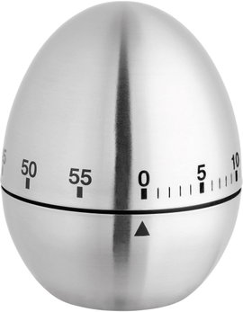 TFA Konyhai időzítő, tojás (Ø x Ma) 61 mm x 76 mm Króm