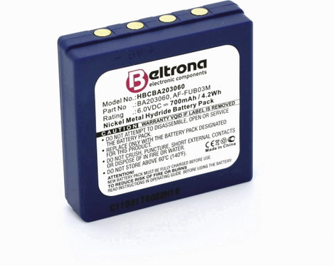 Távirányító akku Beltrona Megfelelő eredeti akku HBC BA203060,HBC BA222060,HBC FuB03A,HBC Orbit 6 V 2. kép