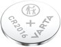CR2016 lítium gombelem, 3 V, 90 mA, 2 db, Varta BR2016, DL2016, ECR2016, KCR2016, KL2016, KECR2016, 3. bélyegkép