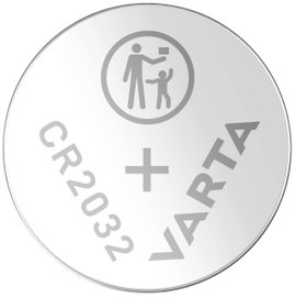 CR2032 lítium gombelem, 3 V, 230 mA, 2 db, Varta BR2032, DL2032, ECR2032, KCR2032, KL2032, KECR2032,