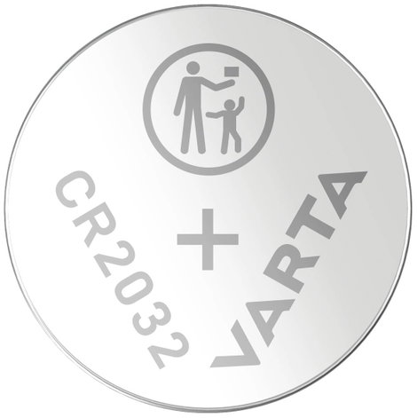CR2032 lítium gombelem, 3 V, 230 mA, 2 db, Varta BR2032, DL2032, ECR2032, KCR2032, KL2032, KECR2032,