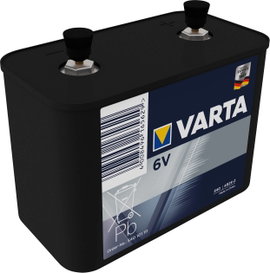 4R25-2 cink-szén elem, lámpaelem, 6V 19000 mAh, műanyag ház, Varta Longlife Plus MN918, PC918, 4LR25