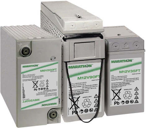 Ólomakku 12 V 86 Ah GNB Marathon M 12 V 90 FT NAMF120090HM0FA Ólom-vlies (AGM) 105 x 270 x 395 mm Ka 5. kép