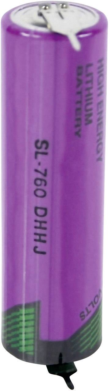 AA lítium ceruzaelem, forrasztható, 3,6V 2200 mAh, forrfüles, 15 x 50 mm, Tadiran SL760PR
