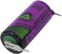 2/3 AA lítium elem, forrasztható, 3,6V 1500 mAh, forrfüles, 15 x 33 mm, Tadiran SL761PR 2. bélyegkép