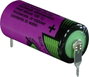 2/3 AA lítium elem, forrasztható, 3,6V 1500 mAh, forrfüles, 15 x 33 mm, Tadiran SL761PR 3. bélyegkép