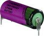 2/3 AA lítium elem, forrasztható, 3,6V 1500 mAh, forrfüles, 15 x 33 mm, Tadiran SL761PT 3. bélyegkép