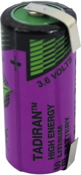 Lítium elem 2/3 AA U forrfüllel, Tadiran 3.6 V 1500 mAh 2/3 AA (Ø x Ma) 15 mm x 33 mm