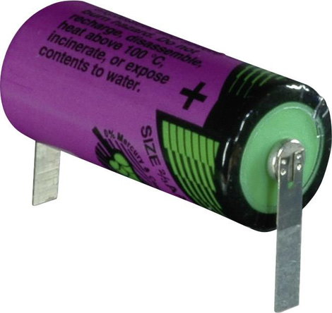 Lítium elem 2/3 AA U forrfüllel, Tadiran 3.6 V 1500 mAh 2/3 AA (Ø x Ma) 15 mm x 33 mm 3. kép
