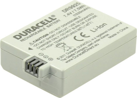 LP-E5 Canon kamera akku 7,4V 1020 mAh, Duracell 2. kép