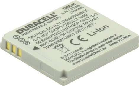 NB-4L Canon kamera akku 3,7V 700 mAh, Duracell 2. kép