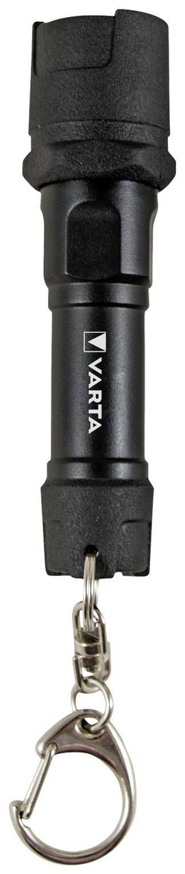 LED-es mini zseblámpa 12 lm 30 g, elemes, elpusztíthatatlan, fekete, Varta 16701101421