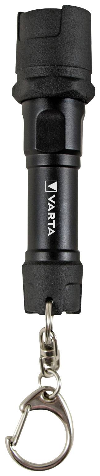 LED-es mini zseblámpa 12 lm 30 g, elemes, elpusztíthatatlan, fekete, Varta 16701101421