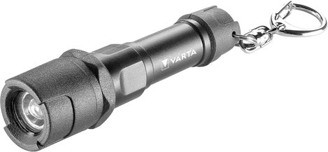 LED-es mini zseblámpa 12 lm 30 g, elemes, elpusztíthatatlan, fekete, Varta 16701101421 2. kép
