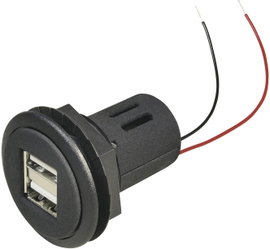 Beépíthető USB töltő, két USB aljzattal 12-24V/5V max. 5A ProCar 67321501