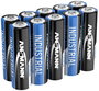 Ceruzaelem AA, lítium 1,5V 3000 mAh 10 db, Ansmann Industrial LR06, AA, LR6, AAB4E, AM3, 815, E91, L bélyegkép