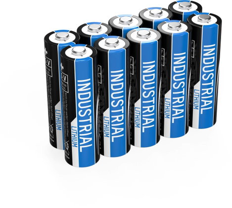 Ceruzaelem AA, lítium 1,5V 3000 mAh 10 db, Ansmann Industrial LR06, AA, LR6, AAB4E, AM3, 815, E91, L 2. kép