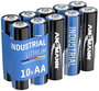 Ceruzaelem AA, lítium 1,5V 3000 mAh 10 db, Ansmann Industrial LR06, AA, LR6, AAB4E, AM3, 815, E91, L 3. bélyegkép